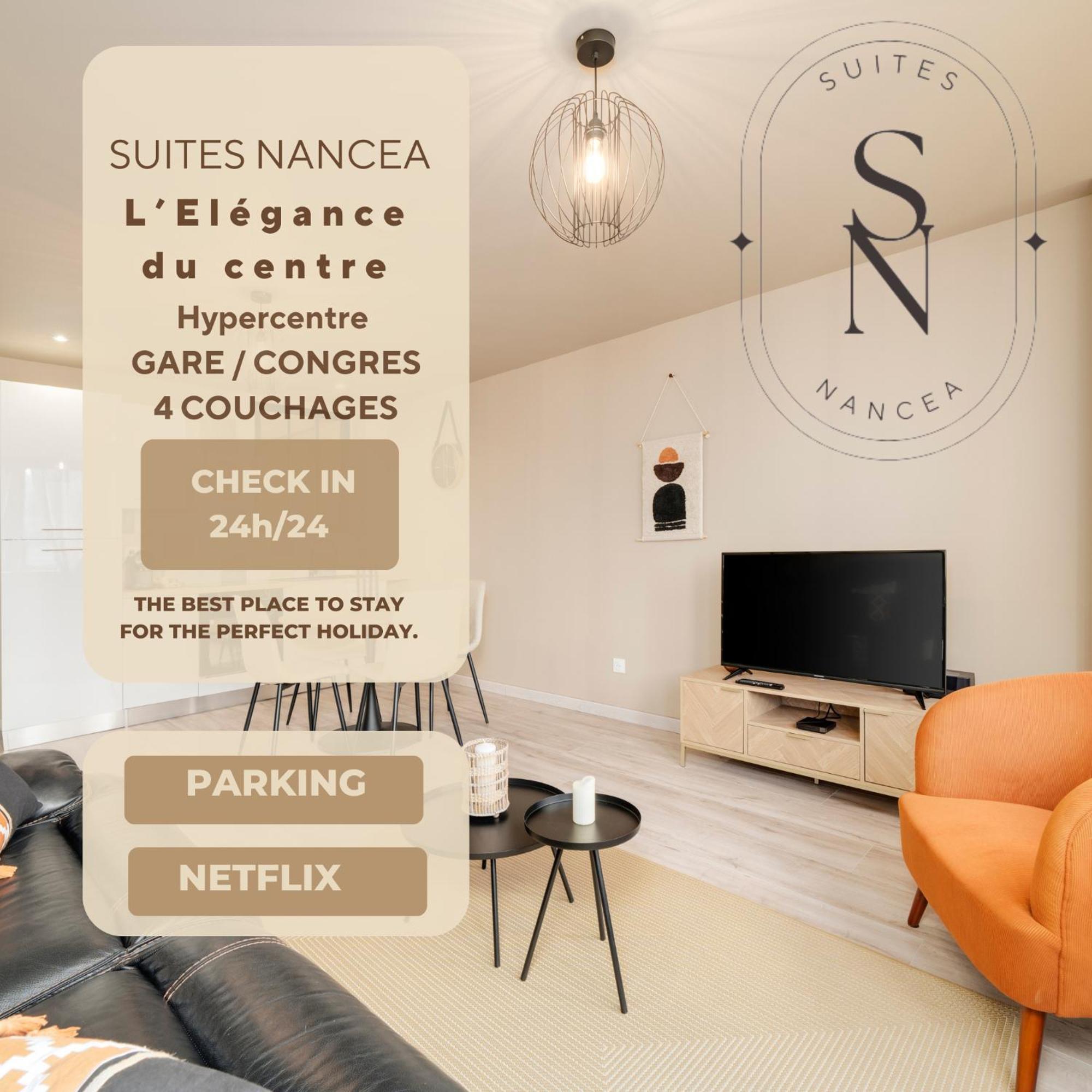 Apartamento L'Elegance Du Centre - Nancy Gare Congres - Parking - T3 Exterior foto